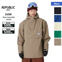 Republic & Co/リパブリック メンズ スノーウェアジャケット TRAIL_PULLOVER_JACKET スノージャケット スノボウェア スノーウェ...