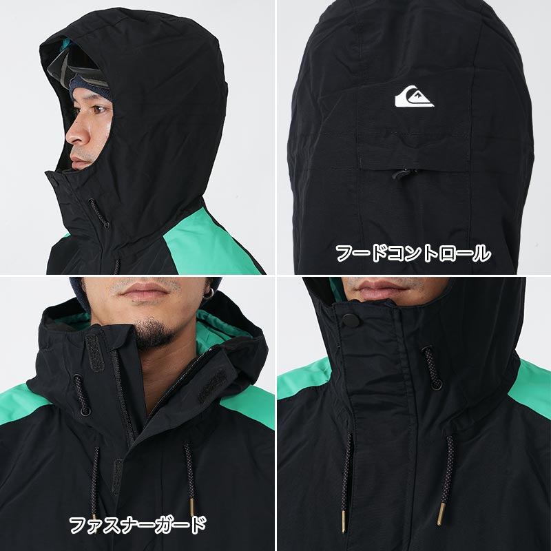 【SALE】 クイックシルバー QUIKSILVER メンズ スノーボードウェア ジャケット EQYTJ03361 上 トップス スノージャケット スノボウェア スノーウェア スキーウェア 男性用 ウエア 3