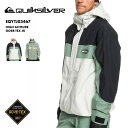 全品エントリーP5倍 QUIKSILVER/クイックシルバー メンズ GORE-TEX スノージャケット HIGH ALTITUDE JK 2024-25 SNOW EQYTJ03467 スノーウェア スノボウェア スノーボードウェア スキーウェア ボードウェア ブランド おしゃれ 男性用 【MDW】