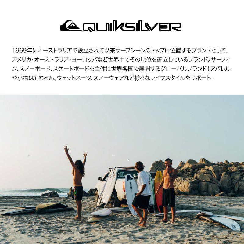QUIKSILVER/クイックシルバー メンズ ボードショーツ SURFSILK MIX VOLLEY 17NB 2024 SPRING AQYJV03143 撥水 ボタニカル 柄 ドローコード ウエスト ポケット付き 速乾 海水浴 ブランド ロゴ 【OTMSS】 【☆】