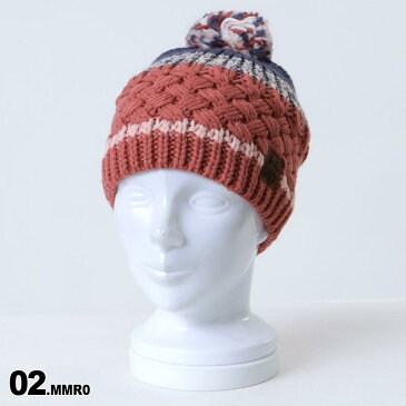 ROXY/ロキシー レディース ニット帽 シングル ERJHA03410 ビーニー 帽子 ぼうし ニットキャップ ポンポン付き スキー スノーボード スノボ 防寒 女性用