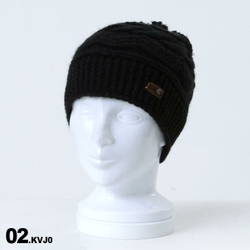 ROXY/ロキシー レディース ニット帽 シングル ERJHA03461 ビーニー 帽子 ぼうし ニットキャップ ポンポン付き スキー スノーボード スノボ 防寒 女性用