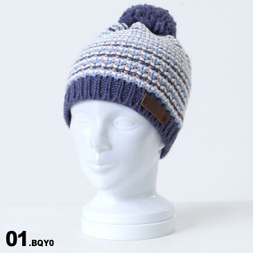 ROXY/ロキシー レディース ニット帽 シングル ERJHA03409 ビーニー 帽子 ぼうし ニットキャップ ポンポン付き スキー スノーボード スノボ 防寒 女性用