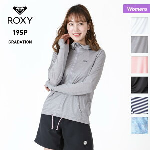 全品割引券配布中 ROXY/ロキシー レディース 長袖 ラッシュガード パーカー RLY191013 ラッシュパーカー フード付き ジップアップ 紫外線対策 UVカット サーフィン 水着 みずぎ 海水浴 プール 女性用