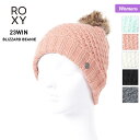 ROXY/ロキシー レディース ダブル ニット帽 ERJHA04015 帽子 ぼうし ウォッチキャップ 折り返し 二つ折り ビーニー 防寒 スノボ スノーボード スキー 女性用