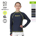 全品10%OFF券配布中 ROXY ロキシー キッズ 長袖 ラッシュガード Tシャツ TLY231111 プール UVカット ラッシュTシャツ UPF50+ ティーシャツ ビーチ 水着 海水浴 ジュニア 子供用 こども用 女の子用【KDSR】