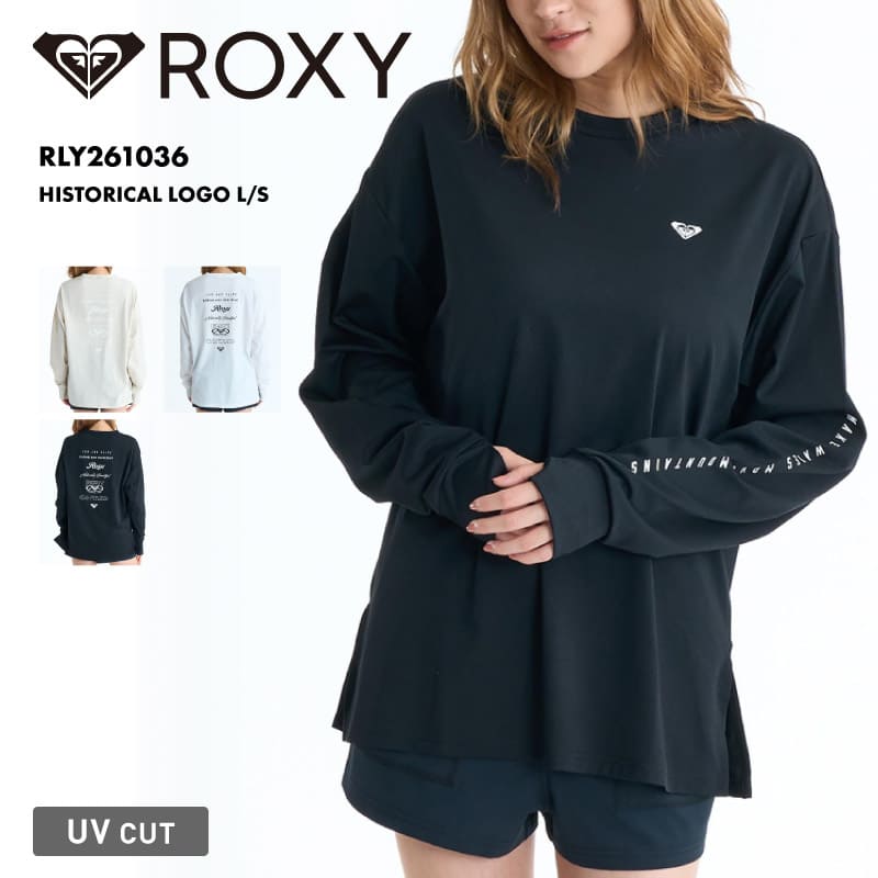 ROXY ロキシー ラッシュ Tシャツ レディース 速乾 長袖 HISTORICAL LOGO L/S 長袖ラッシュガード ロンT UVカット 水…