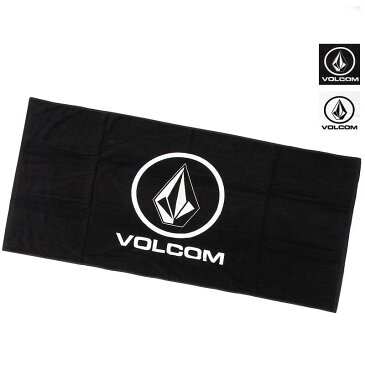 VOLCOM/ボルコム 大型ビーチタオル D72216JC バスタオル ビッグサイズ 大判 大きいサイズ ロゴマーク ビーチ 海水浴 プール おしゃれ 人気 ブランド