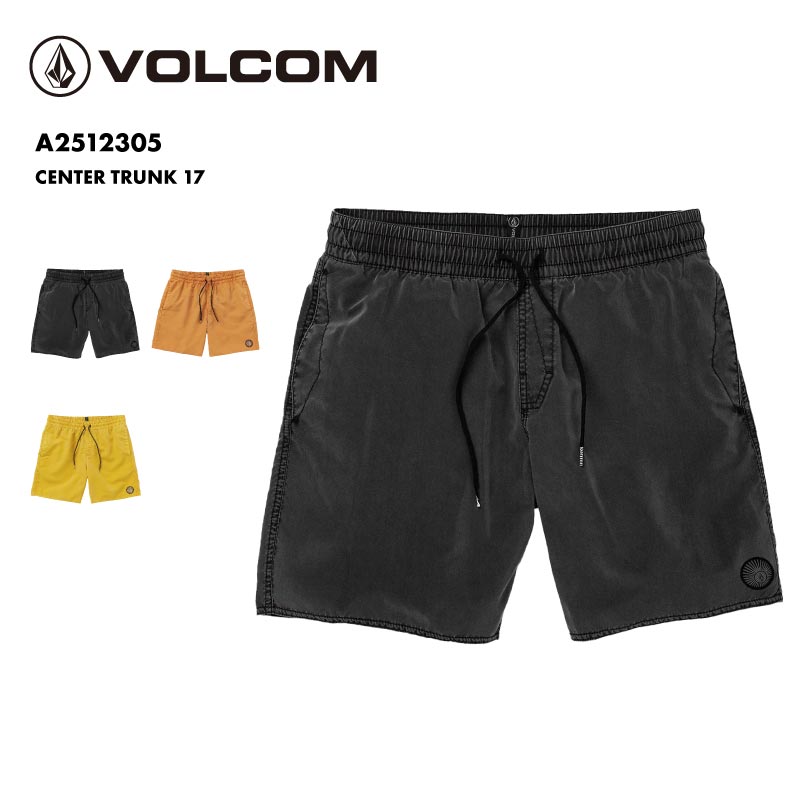 VOLCOM/ボルコム メンズ ボードショーツ CENTER TRUNK 17 2024 SPRING A2512305 サーフパンツ ショートパンツ 水着 海パン 海 ビーチ プール 海水浴 ウエスト調節 ブランド 男性用