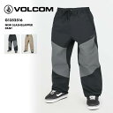 スノーボードウェア ボードウェア スノボウェア VOLCOM/ボルコム メンズ スノーウェア パンツ NEW SLASHSLAPPER PANT 2025 SNOW G1352516 スノーボード スキー ウインタースポーツ 防寒 スノボウェア スキーウェア ボトムス バギーフィット 伸縮性ウエストバンド 防水 男性用
