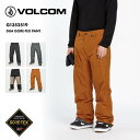 全品エントリーP5倍 VOLCOM/ボルコム メンズ スノーパンツ DUA GORE-TEX PANT 2025 SNOW G1352519 スノーボード スキー ゴアテックス 防寒 スノボウェア スキーウェア ボトムス ルーズフィット 通気性 メッシュ裏地 男性用 【MDW】