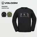VOLCOM/ボルコム メンズ フリース トレーナー ESSENTIAL CREW 2025 SNOW G4652501 スノーボード スキー ウインタースポー...