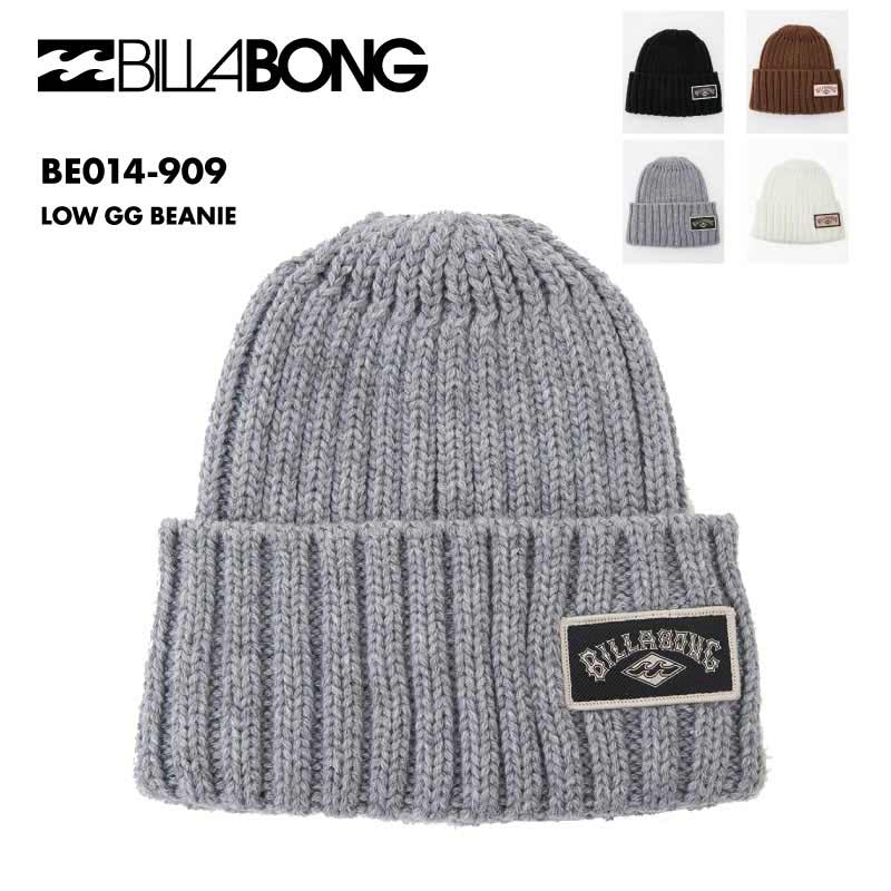 BILLABONG/ビラボン レディース ニット帽 LOW GG BEANIE 2024 FALL BE014-909 ニットキャップ ビーニー リブ 暖かい 保温性 秋冬 ローゲージニット ロゴ ブランド 女性用