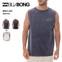 BILLABONG/ビラボン メンズ タンクトップ ARCH FILL 2025 SPRING BF011-351 ランニング UVカット 水着 ビーチ 海 海水浴 ロゴ バックプリント ブランド 正規品 男性用