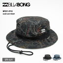 BILLABONG/ビラボン メンズ サーフハット SURF HAT PRINT 2025 SPRING BF011-913 アウトドア ビーチ 海 海水浴 サーフハット 帽子 おしゃれ 柄 日よけ 日焼け防止 男性用