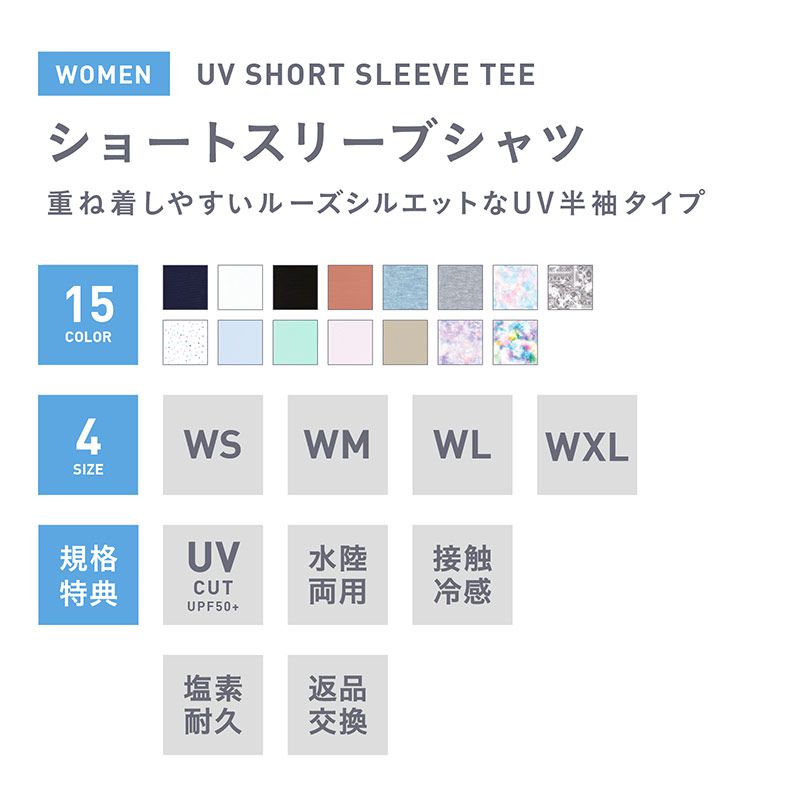 最大2000円OFF券配布中 透けない白・遮蔽率99.9％達成 ラッシュガード レディース オーバー Tシャツ UPF50＋ UV UVカット 半袖 体型カバー 大きいサイズ 水着 タンキニ キッズ メンズ ラッシュパーカー UVパーカーも 15カラー S~XL ICEPARDAL IR-7400