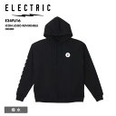 全品エントリーP5倍 ELECTRIC/エレクトリック メンズ 撥水 パーカー ICON LOGO REVERSIBLE HOOD 2024FALL/WINTER E24FU16 スノボウェア スノーボードウェア スキーウェア ボードウェア 防寒 ブランド おしゃれ 男性用