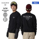 ELECTRIC/エレクトリック メンズ 撥水クルートレーナー E24F19撥水加工スキー スノーボード スノボ クルーネック 男性用 ブランド