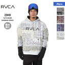 全品10％OFF券配布 RVCA/ルーカ メンズ スノーウェア 撥水パーカー BC042-158 スノーボードウェア スノボウェア スキーウェア ウエア 男性用