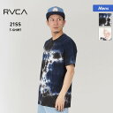 RVCA/ルーカ メンズ 半袖 Tシャツ BB041220 ティーシャツ はんそで クルーネック ロゴ タイダイ柄 男性用
