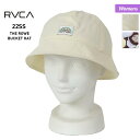 全品エントリーP5倍 RVCA ルーカ レディース バケットハット 帽子 BC043-904 紫外線対策 ぼうし アウトドア チューリップハット 女性用 【OTLSS】 【☆】