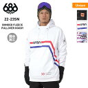 メーカー希望小売価格はメーカー商品タグに基づいて掲載していますOCSTYLE オーシースタイル OCスタイル商品詳細素材・仕様686/シックスエイトシックス メンズ 撥水パーカー Bonded Fleece Pullover Hoody 2023 SNOW M2WCST06光沢のあるなめらかな質感でウェアーの中に着用しても摩擦が少なくライディング時の動きを妨げない。サムホール付きで袖のせり上がりも軽減。フロント部にはオーディオポケット付き。◆素材：ポリエステル100％サイズS：着丈70cm×胸囲115cm×裄丈87cmM：着丈73cm×胸囲122cm×裄丈91cmL：着丈75cm×胸囲128cm×裄丈92cm※商品によって多少の誤差がございますので、予めご了承ください。注意事項※初期不良以外の返品・交換は固くお断りしております。サイズ・カラー選び等は慎重に行ってください。※掲載商品の色は、できる限り現品と同じになるよう努めておりますが、ご使用のパソコン環境により多少色合いが異なる場合がございます。著しい色の相違は御座いませんのでご安心ください。