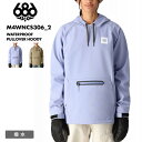 686/シックスエイトシックス レディース 撥水 パーカー WATERPROOF PULLOVER HOODY WINTER 24-25 M4WNCS306_2...