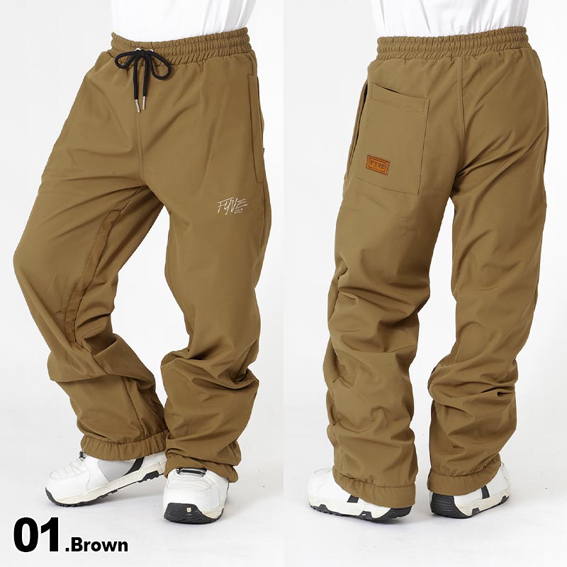 FYVE/ファイブ メンズ スノーボードウェア パンツ 単品 Baggy_Pants スノーウェア スノボウェア スキーウェア ジブ系 下 ウエア スノーパンツ ジョガーパンツ 男性用