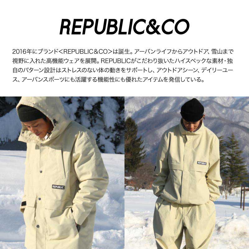 Republic & Co/リパブリック メンズ スノージャケット PARKLIVE JACKET 2025-26SNO...