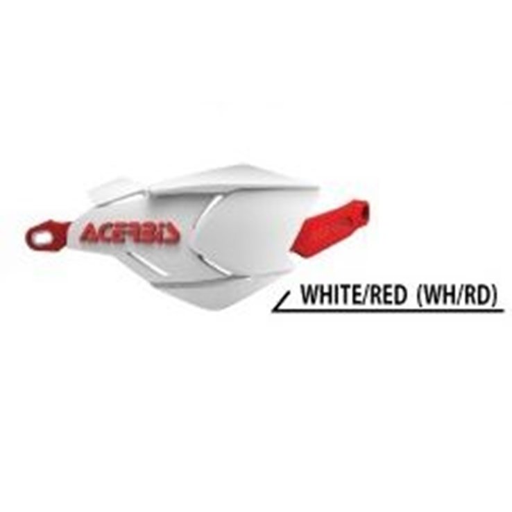 ACERBIS アチェルビス X-FACTORY ハンドガード ホワイト/レッド WHITE/RED AC-22397