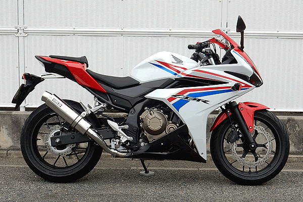 【抽選で最大100％ポイントバック】WR’S ダブルアールズ HONDA ホンダ CBR400R(’16〜’18)スリップオン ST-OVAL ソリッドタイプ OV1430JM