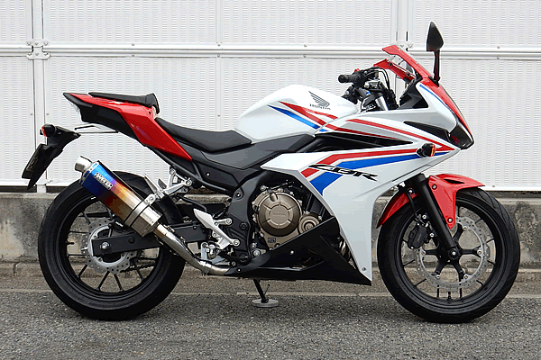【抽選で最大100％ポイントバック】WR’S ダブルアールズ HONDA ホンダ CBR400R(’16〜’18)スリップオン ST-OVAL 焼キ色タイプ SV1430JM