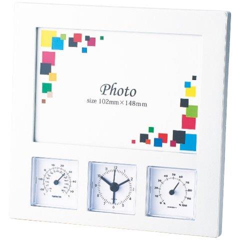 【ギフト】 アイトック 6114-23 ワイドフォトクロックサーモ(温湿度計付) 内祝い 出産 お返し 入学祝い 引き出物 引越し 挨拶 香典返し お礼 プレゼ...