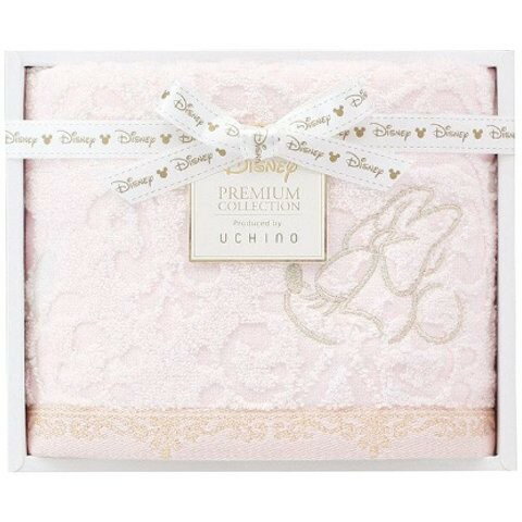 【ギフト】 内野 ディズニー プレミアム WF15876 フェイスタオル ピンク 4085-028