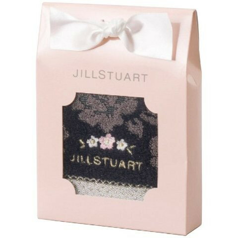 【ギフト】 小原 ジルスチュアート 58-3229090 ミニタオル ブラック 4090-017