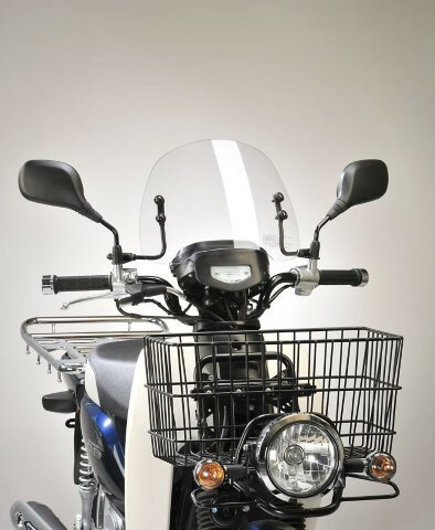 【スーパーセールクーポン発行中】af アフ 旭風防 ショートバイザー スーパーカブ 50 プロ（中国製）JB..