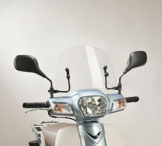 【スーパーセールクーポン発行中】af アフ 旭風防 ショートバイザー スーパーカブ 50（中国製）JBH-AA0..