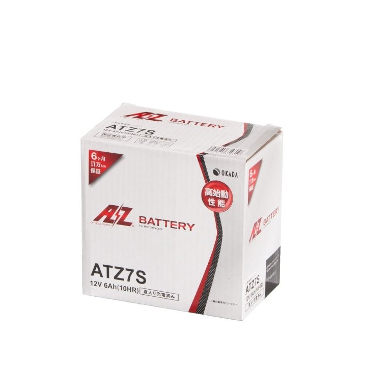 OCC netshopのAZ AZ バッテリー AZ 2輪バッテリー液入充済 - ATZ7-S｜アングル2