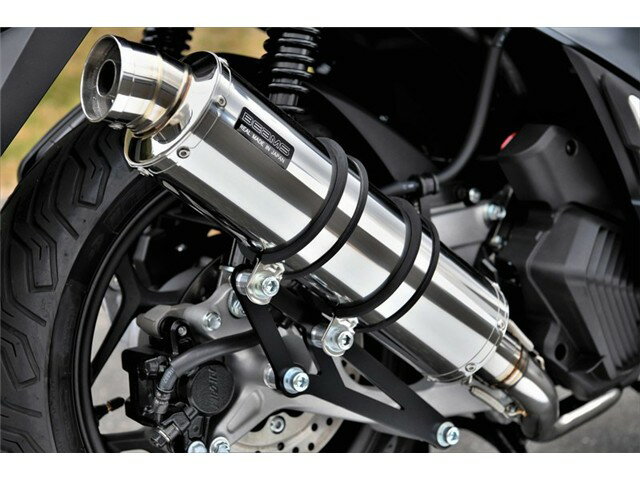 PCX125：2021〜(2BJ-JK05) マフラー BEAMS ビームス R-EVO ステンレス フルエキゾースト G195-53-008