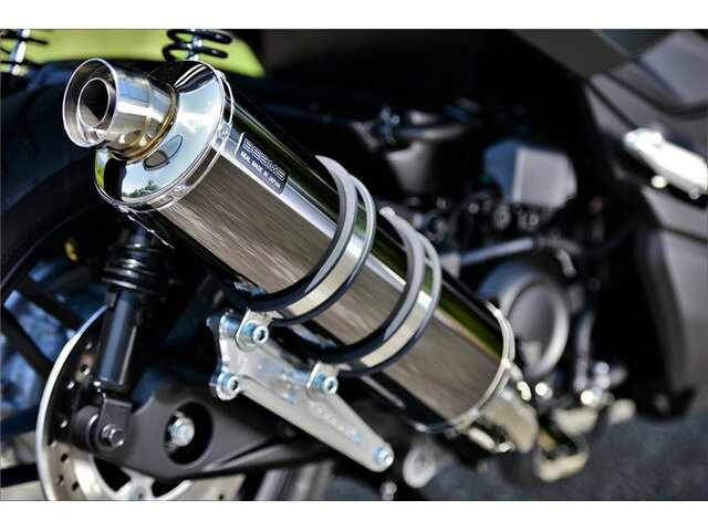 フォルツァ：2021～(2BK-MF15) マフラー BEAMS ビームス R-EVO スーパーメタルブラック フルエキゾースト G197-53-005