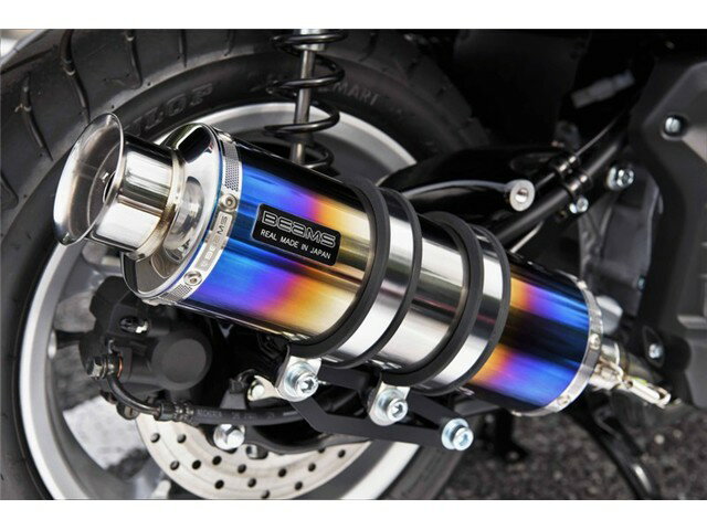 N-MAX155(2BK-SG50J) マフラー BEAMS ビームス SS300 SP ヒートチタン フルエキゾースト G252-06-000