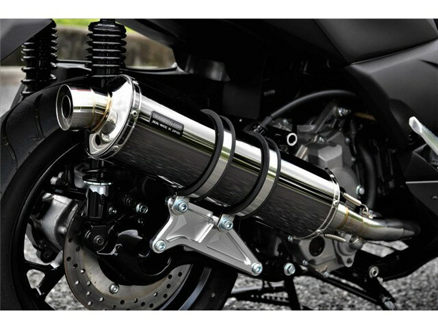 X-MAX250(2BK-SG42J) マフラー BEAMS ビームス R-EVO スーパーメタルブラック フルエキゾースト G259-53-005