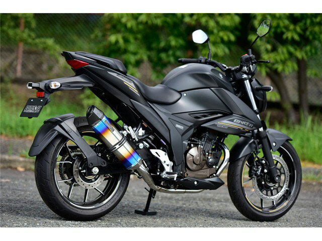 GIXXER SF250(8BK-ED22Y) マフラー BEAMS ビームス CORSA-EVO II ヒートチタン フルエキゾースト G350-65-S1J