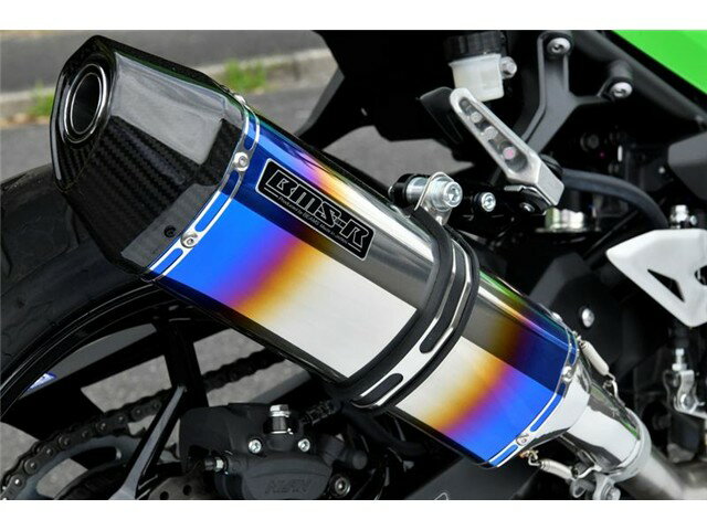 Ninja250：2022〜(8BK-EX250Y(2BK-EX250P) マフラー BEAMS ビームス CORSA-EVO II ヒートチタン スリップオン G433-65-P6J