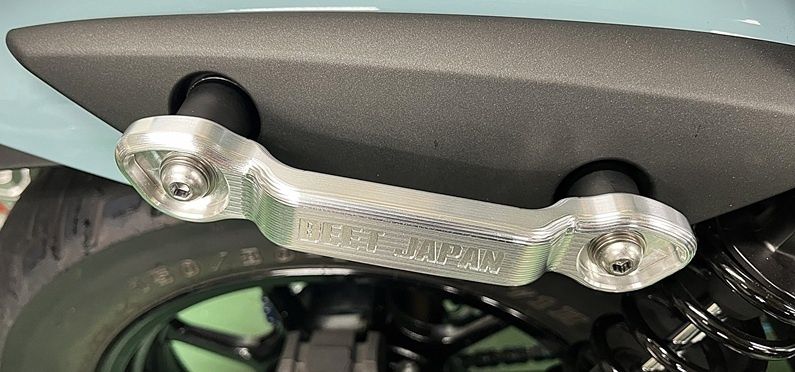 BEET ビート グラブバーキット アルミ削り出し シルバー KAWASAKI カワサキ エリミネーター400(23-) 0694-KI4-09