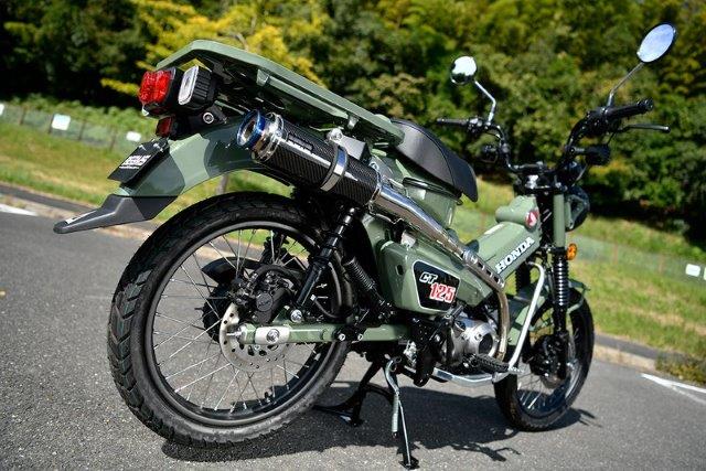 BEAMS ビームス フルエキゾーストマフラー R-EVO TYPE C カーボン-SP CT125ハンターカブ (8BJ-JA65) JMCA/政府認証 G1018-56-006