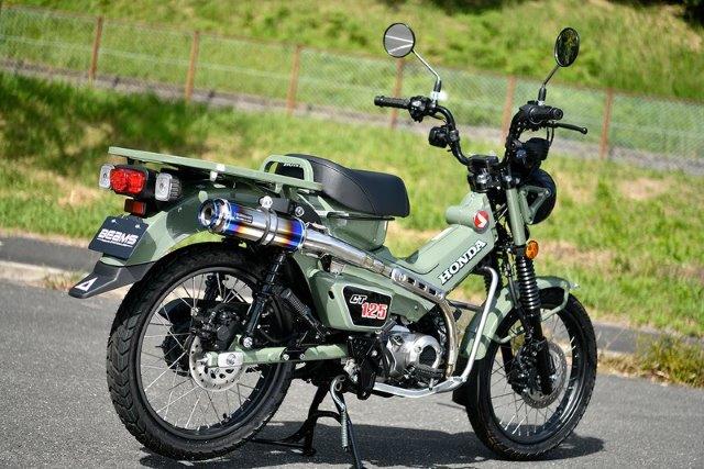 【抽選で最大100％ポイントバック】BEAMS ビームス フルエキゾーストマフラー R-EVO TYPE C チタン-SP CT125ハンターカブ (8BJ-JA65) JMCA/政府認証 G1018-56-007