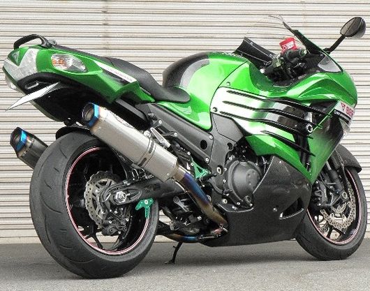 KAWASAKI ZX-14R BEET ビートNASSERT(ナサート)Evolution TypeII T2(P) フルエキゾーストマフラー【メタルブラック】0223-KB6-MB