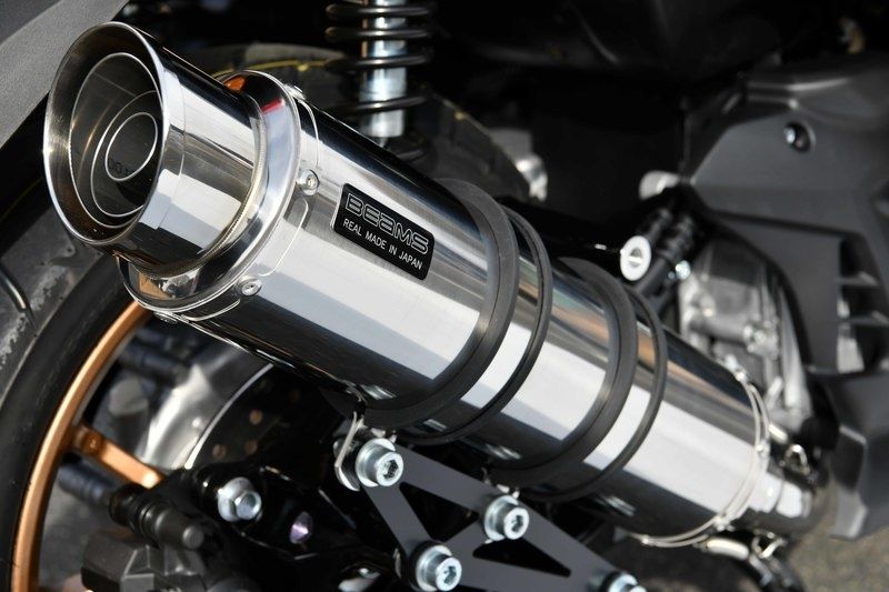 BEAMS ビームス R-EVO2 ステンレスサイレンサー 政府認証 車種：YAMAHA N-MAX155 8BK-SG66J G271-54-008