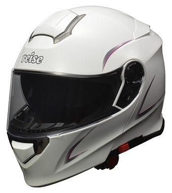 LEAD工業 リード工業 【 M (57-58cm)　ホワイト 】REIZEN モジュラーヘルメット